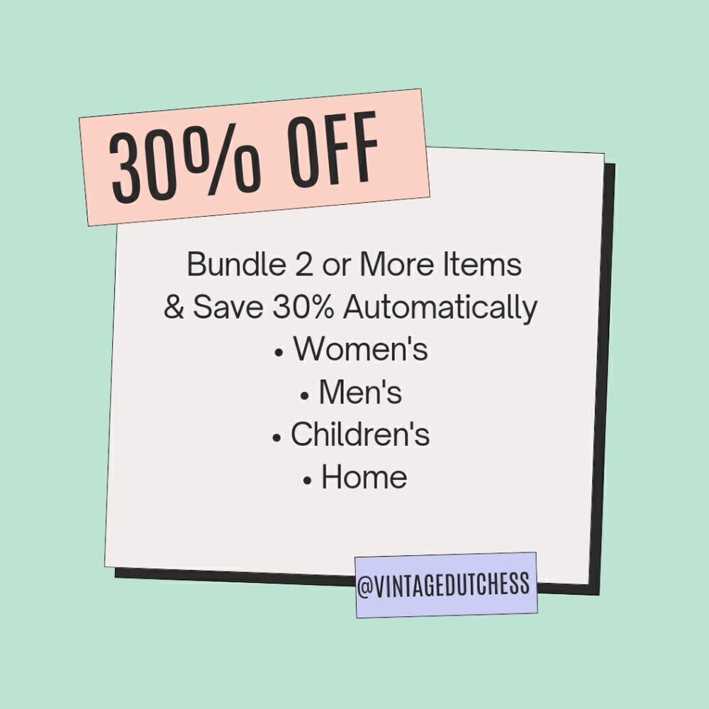 30% Auto Discount on Bundles